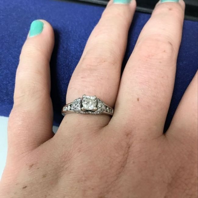 Lets see those beautiful engagement rings