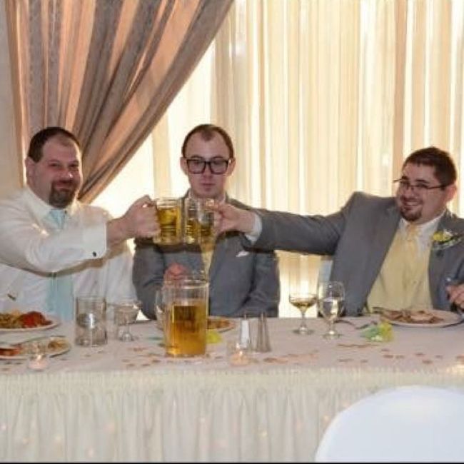 Show me the most awkward photo taken at your wedding!