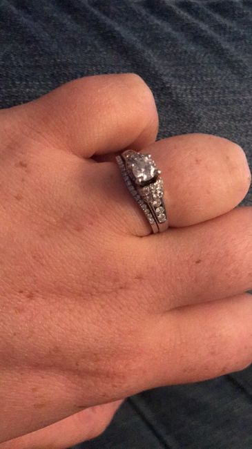 Still getting use to a ring on my finger!