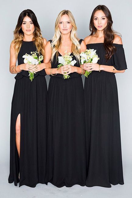 Black Bridesmaid Dresses?! 1