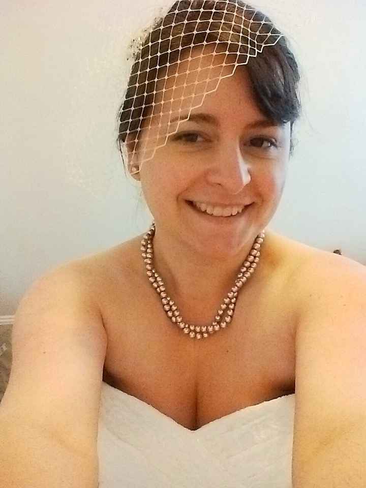 DIY Birdcage Veil and Wedding Stress