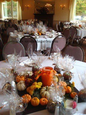Aqua gems for centerpiece