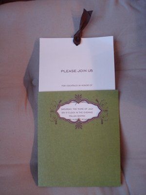 Bought some invitations today!  *pics