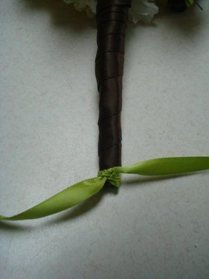 For the ladies wondering about my Ribbon work on my Bouquets! I tried something for you * Pics