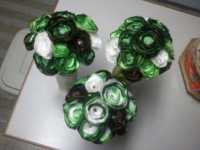 let see yours or bridemaids DIY Silk Flower Bouquets!
