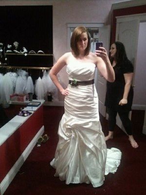 Show me your dress with you vs the model!