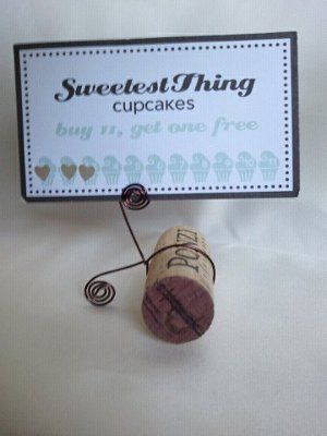 Cork card holder DIY   *Pics