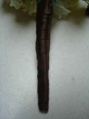 For the ladies wondering about my Ribbon work on my Bouquets! I tried something for you * Pics