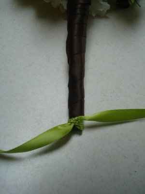 For the ladies wondering about my Ribbon work on my Bouquets! I tried something for you * Pics