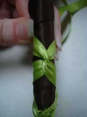 For the ladies wondering about my Ribbon work on my Bouquets! I tried something for you * Pics