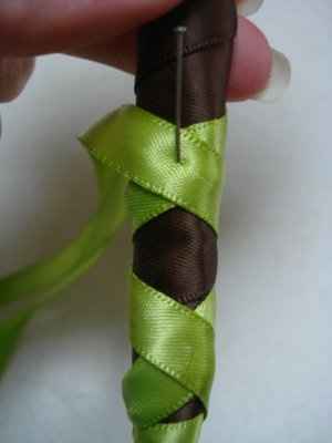 For the ladies wondering about my Ribbon work on my Bouquets! I tried something for you * Pics