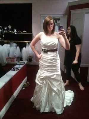 Show me your dress with you vs the model!