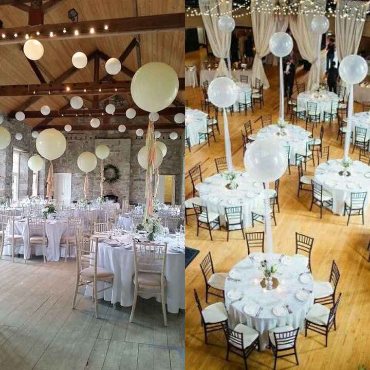 Balloons in pool and floating from tables...too much? - 1