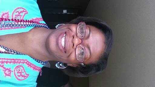 Myself with just lipstick nothing else...No eyebrow tweezing