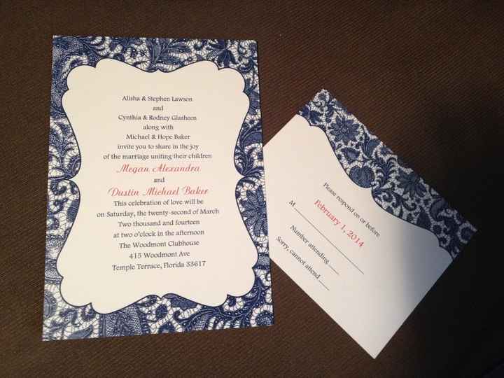 Can I see your WEDDING INVITES