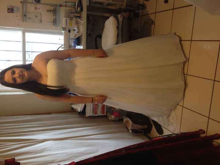 Married Gals! Before and After in your Wedding Dress...