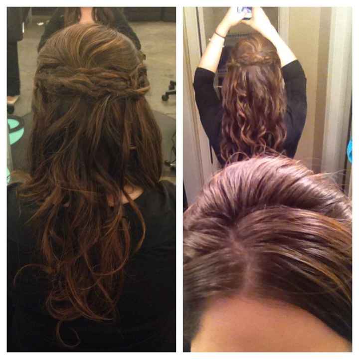 Just got home from my hair trial!