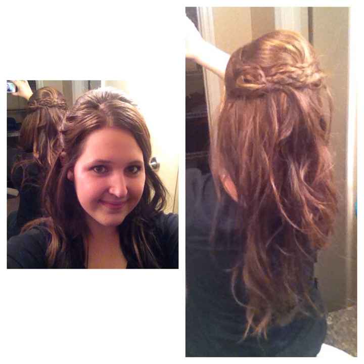 Just got home from my hair trial!