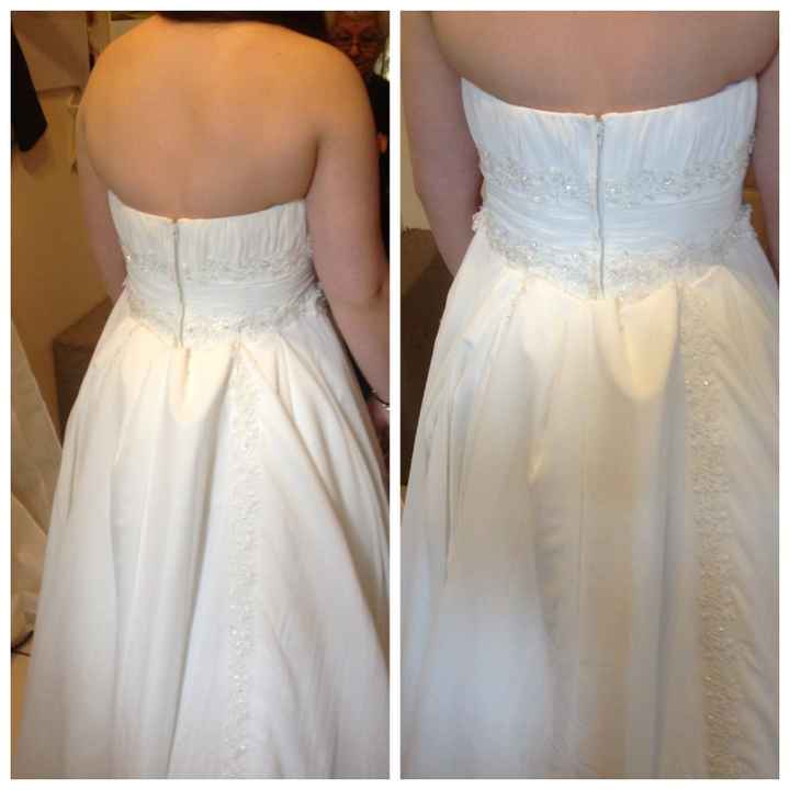 I had my dress fitting today! Pics included