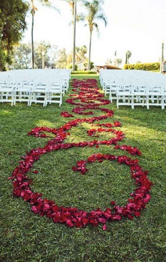 Petal Aisle Runner, Yes or No?