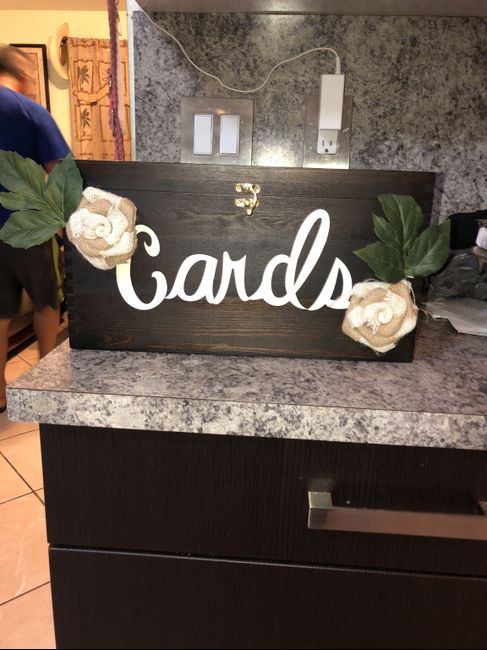 Welcome Sign & Card Box - 1