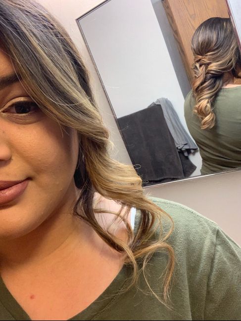 Bridal trial today! - 2