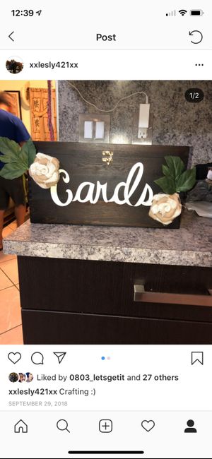 secure but still cute card box ideas? - 1