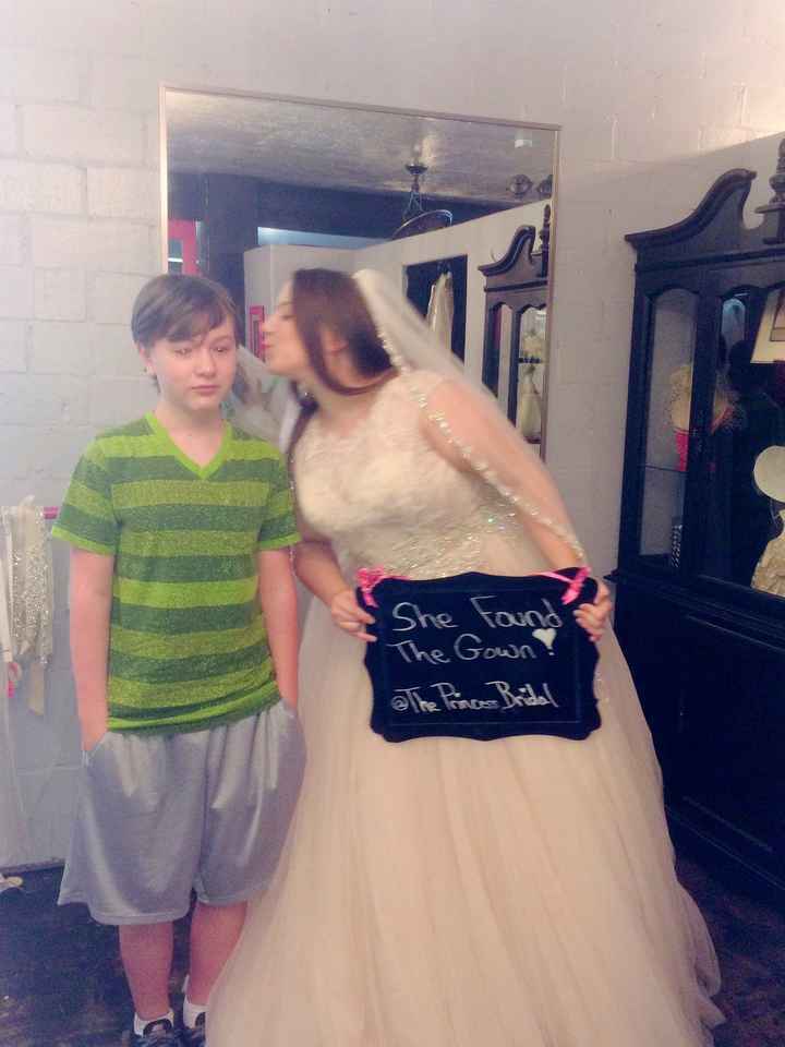 My dress and veil!!! (actually on me this time!)