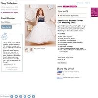 alfred angelo 6678 - flower girl