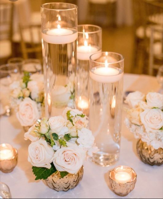 Flower & Candle Centerpieces | Weddings, Style and Décor | Wedding ...
