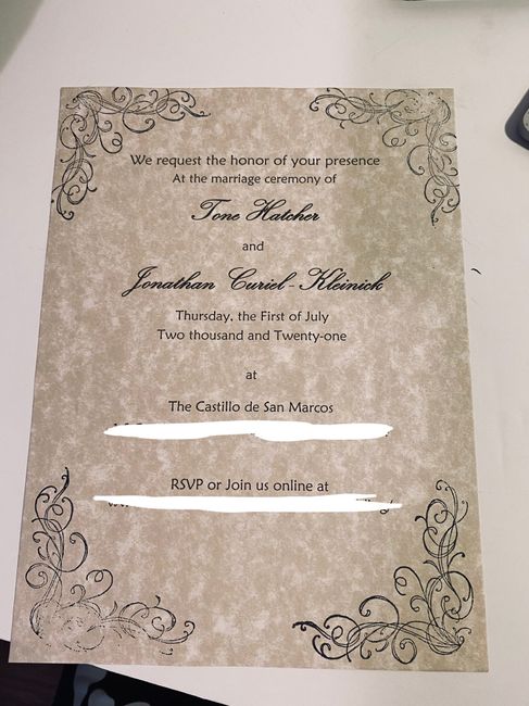 Let's See Your Invitations! 10