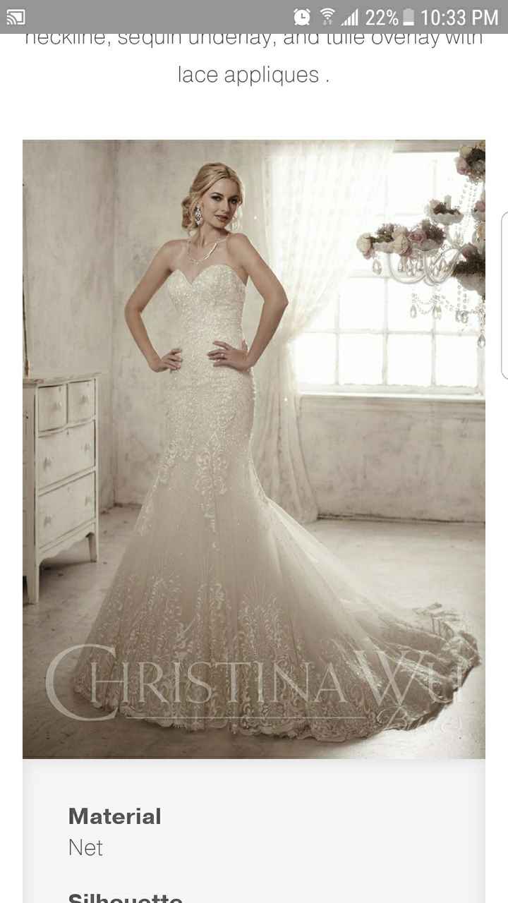 Please show your wedding dress, ladies - 1