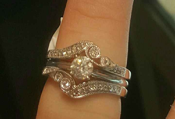 Let's see those rings! And for the Mrs lets see the bands with it ! I LOVE seeing everyone's bling:)