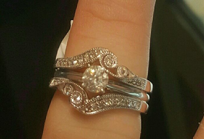 Let's see those rings! And for the Mrs lets see the bands with it ! I LOVE seeing everyone's bling:)