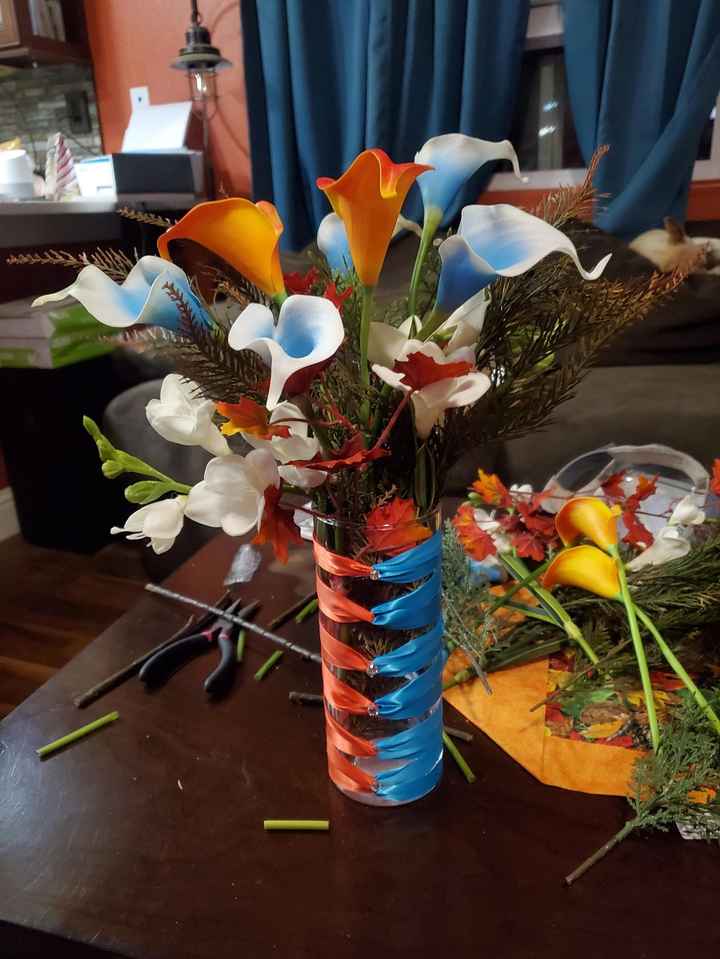 diy Flower Centerpieces - Not sure I'm happy with them :( - 3