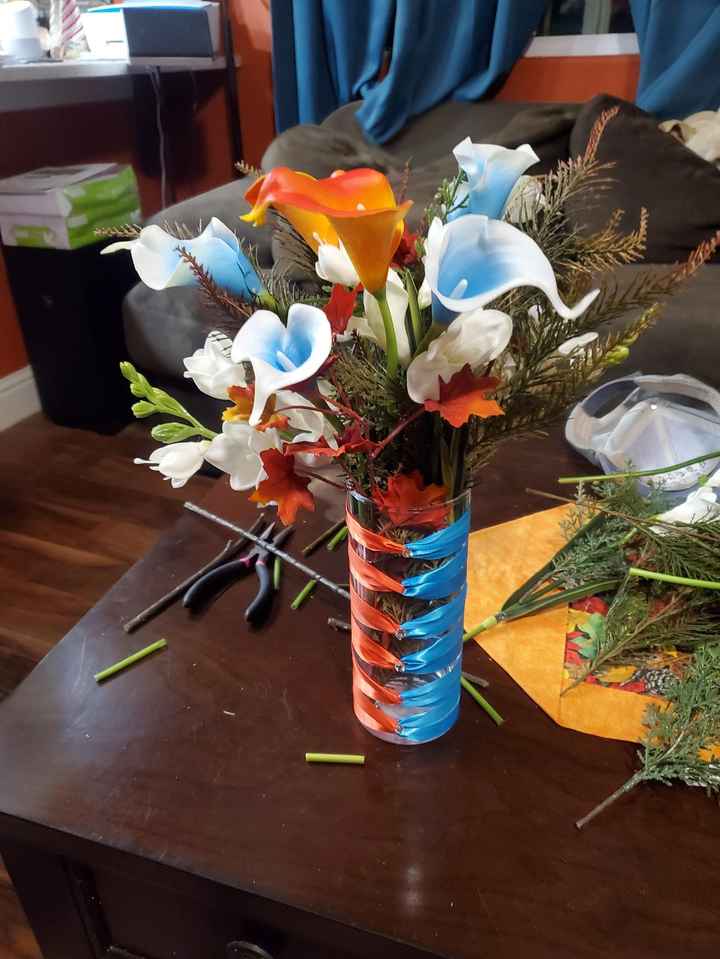 diy Flower Centerpieces - Not sure I'm happy with them :( - 6