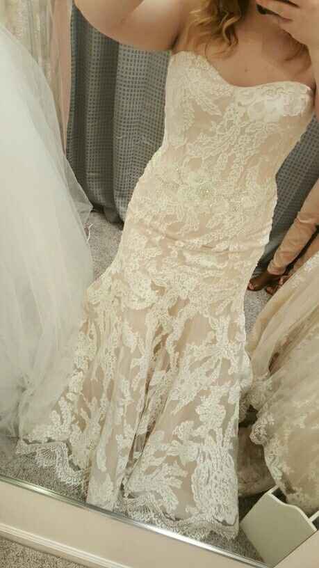 Blush/Pink wedding gown