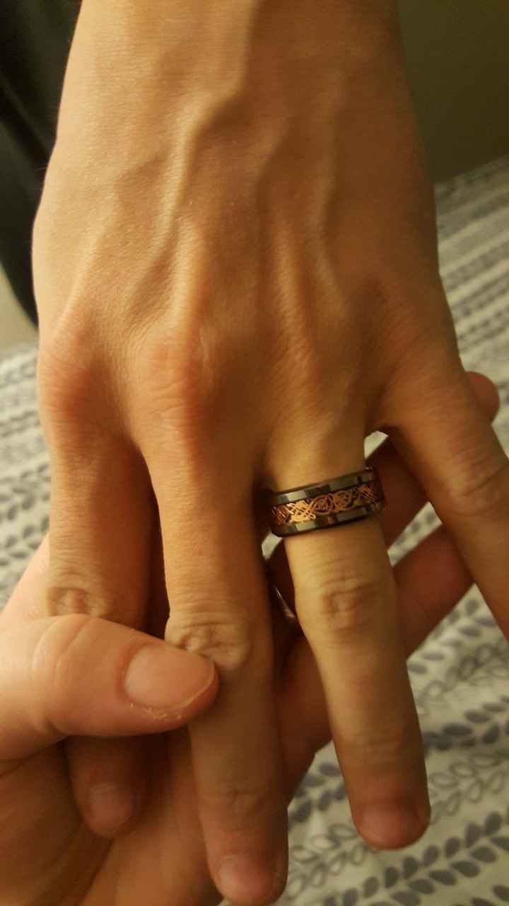 Wedding band for him?