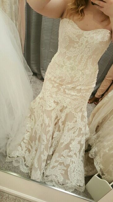 Blush/Pink wedding gown