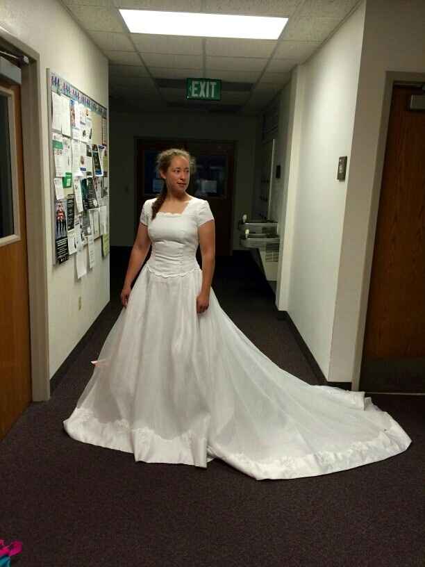 I said YES to the dress!!!  :)