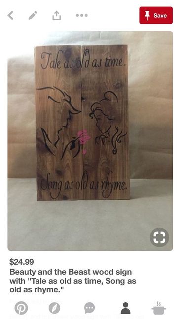 Disney themed wedding