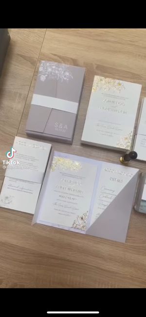 Do these invitations match? 1