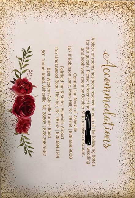 Wedding invitations questions (multiple) 3