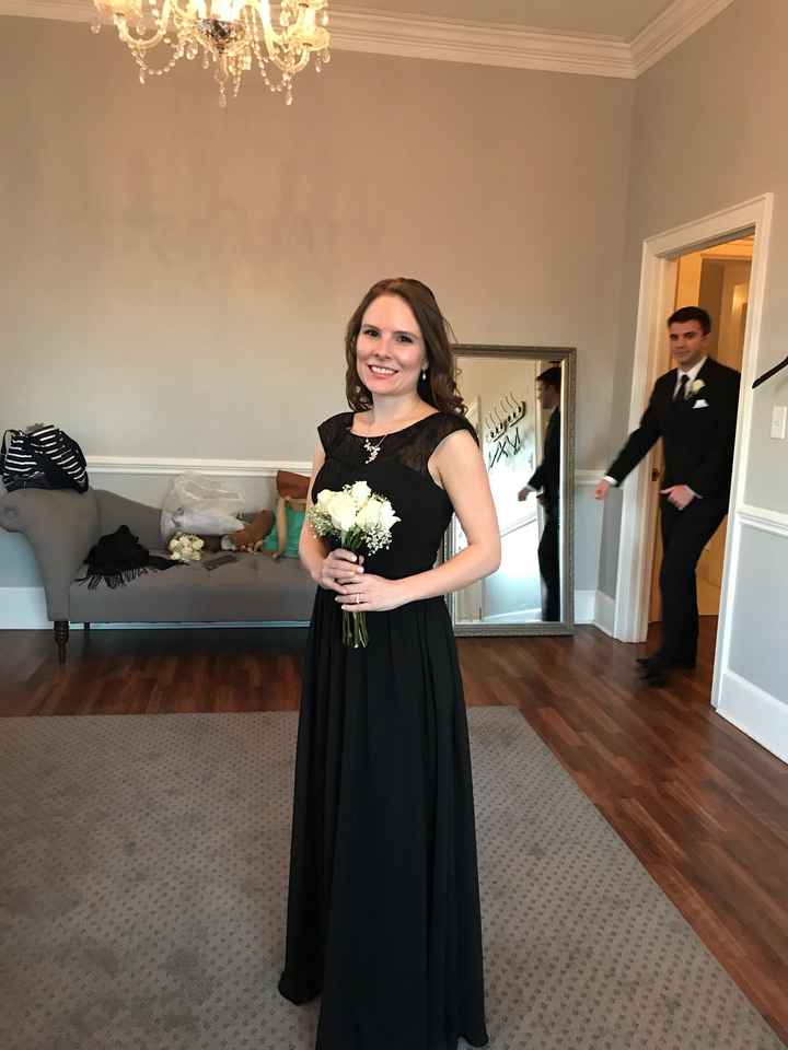 Black dresses for moh and Bridesmaids - 1