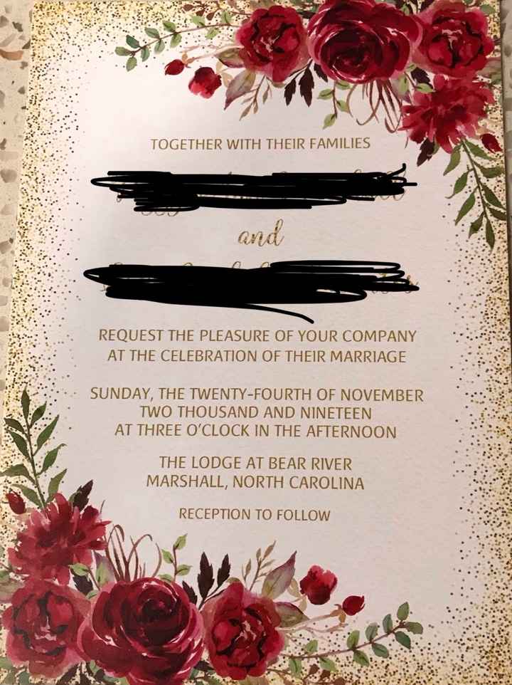 Wedding invitations questions (multiple) - 4