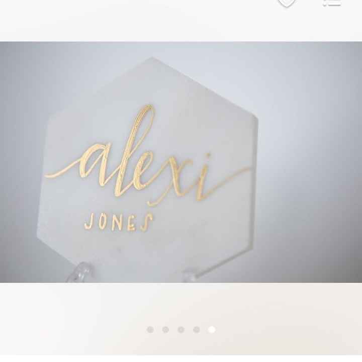 Show me your escort cards/favors