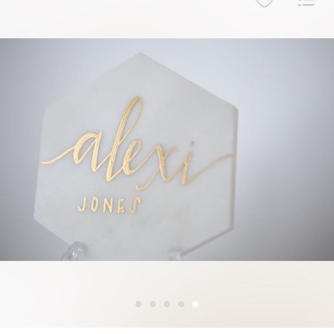 Show me your escort cards/favors