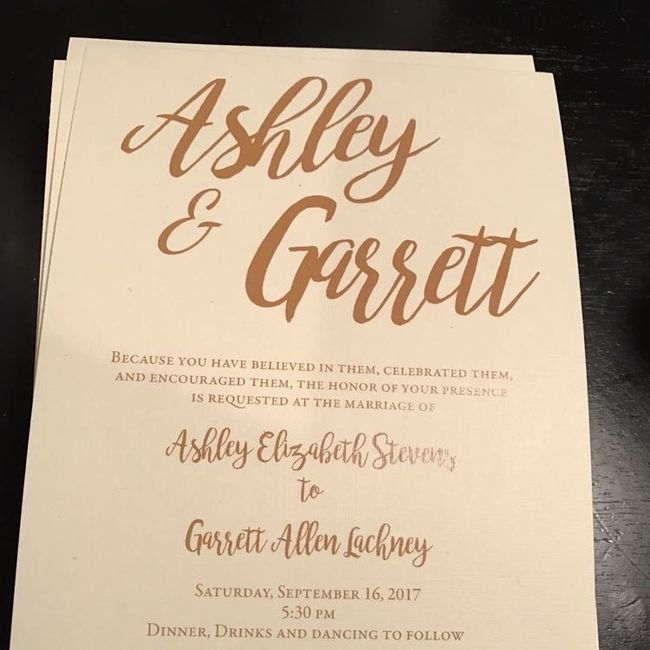 Show me your Invitations!