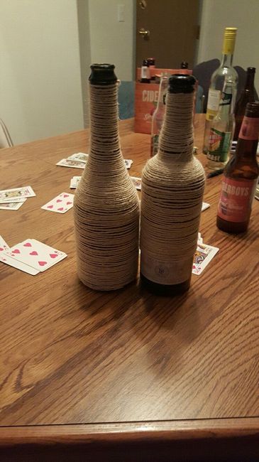 Started my centerpieces