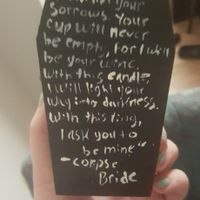 Decorated the ring box